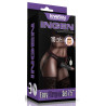 LoveToy Gode-ceinture vibrant Easy Strap 15.5 x 5 cm Noir